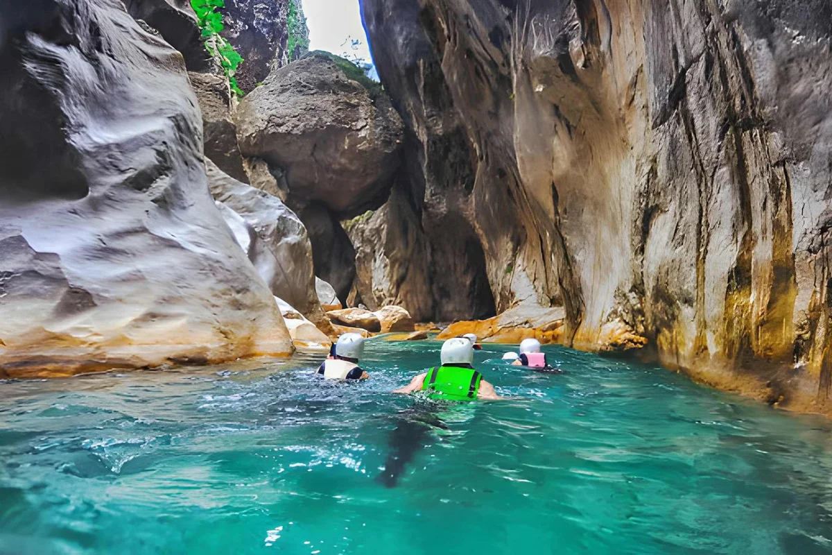 Belek Canyoning Rafting Zipline Tour - Image 5